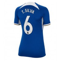 Echipament fotbal Chelsea Thiago Silva #6 Tricou Acasa 2023-24 pentru femei maneca scurta